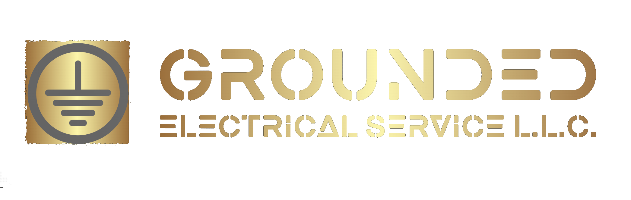 Grounded Electrical Service Logo